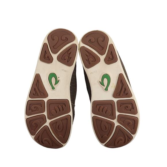 OluKai Shoes Mens 9 Casual Slip On Mesh Nohea Loafer Brown Slide Comfort Active - Picture 9 of 12